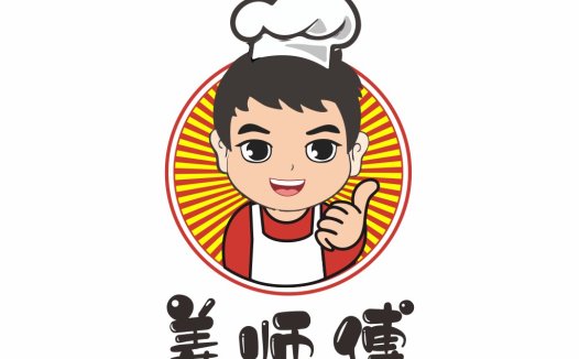 卡通厨师logo设计