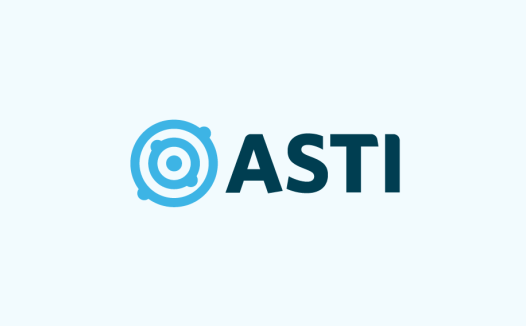 简洁现代的ASTI logo设计