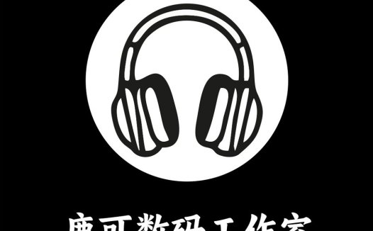 耳机logo设计:简约黑白风格