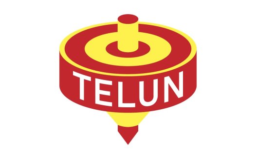 红色圆柱形定位图标logo设计