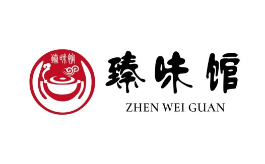 中式美食logo设计