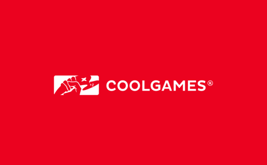 Cool Games Logo设计:红色背景下的力量与创新