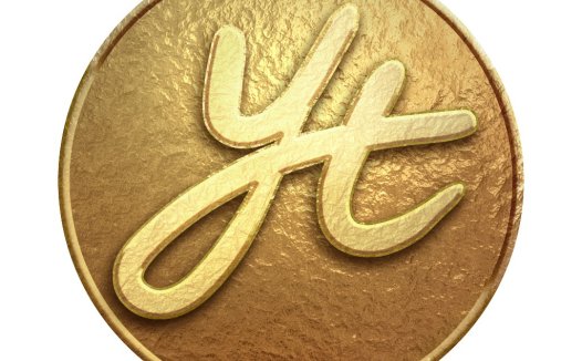 金色简洁现代logo设计