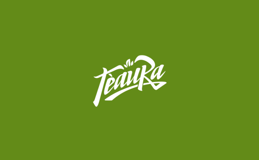 TeauRa logo设计:清新自然品牌标识