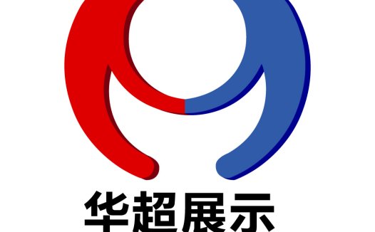 简洁现代的红色蓝色logo设计