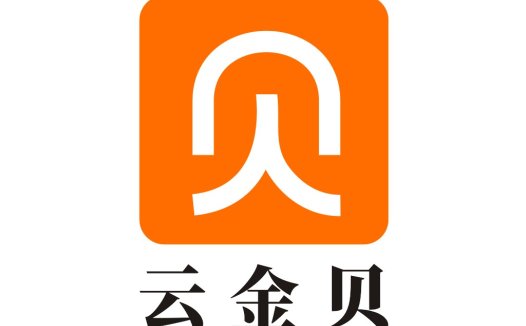 简洁橙色方块logo设计