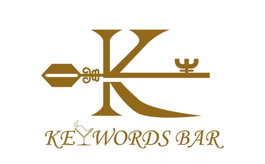 关键词设计:金色优雅酒吧Logo
