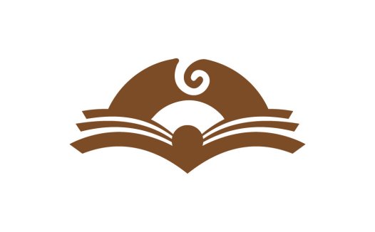 书本与海浪结合的教育logo设计