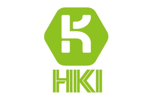 绿色六边形数字5标志设计