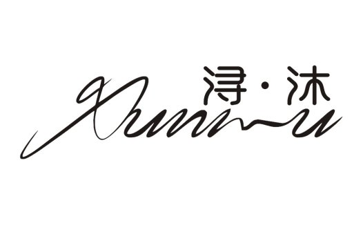 简约优雅的书法风格logo设计