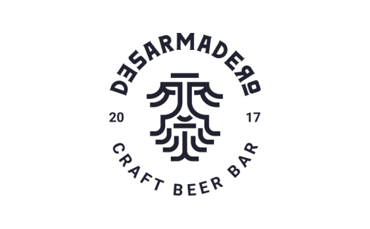 简约风格啤酒酒吧logo设计
