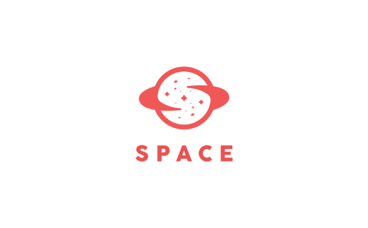 太空主题Logo设计:简洁现代风格