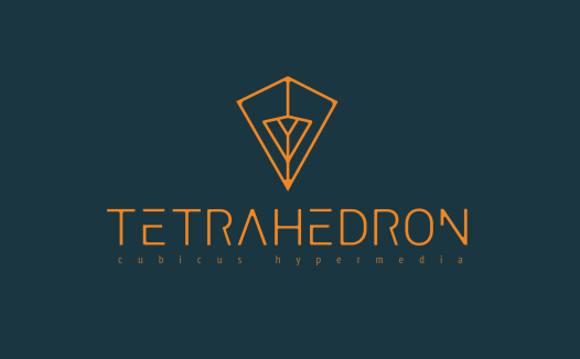 Tetrahedron Logo Design for Tech Companies