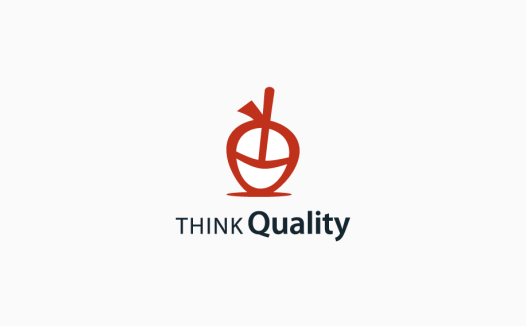 简约风格的Think Quality Logo设计