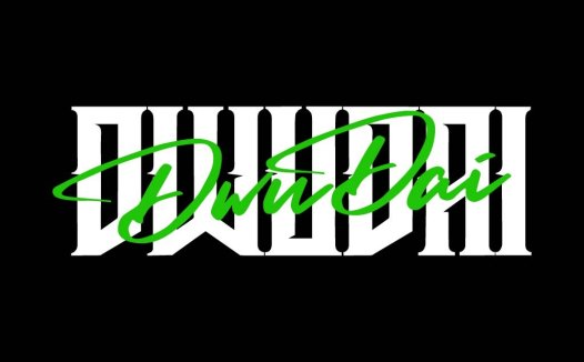 现代简约风格的Dwudai logo设计