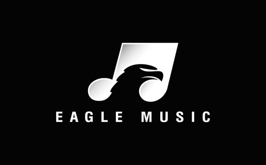 鹰头音符logo设计:音乐与力量的结合