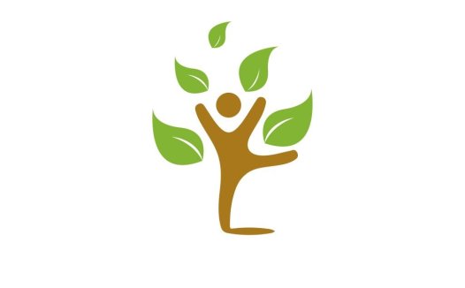 自然共生人形树logo设计