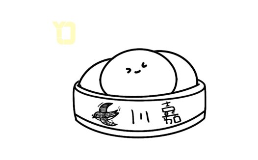 卡通包子logo设计