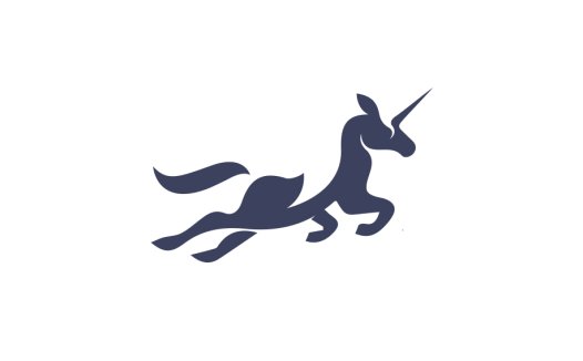 独角兽logo设计:简洁优雅的奇幻元素