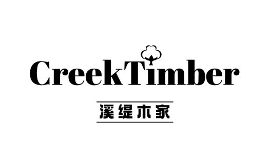 CreekkTimber logo设计:简约大气的木材品牌标识