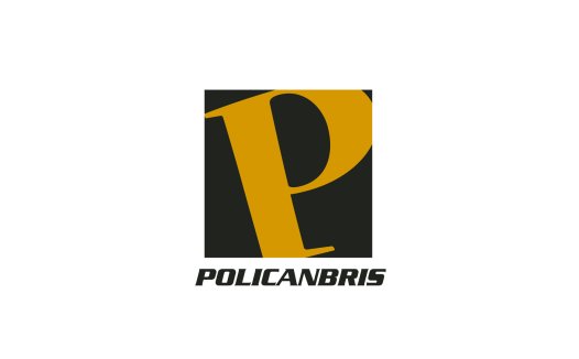 极简风格P字母logo设计