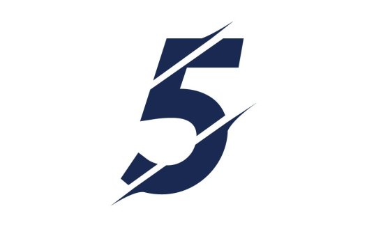 数字5创意logo设计