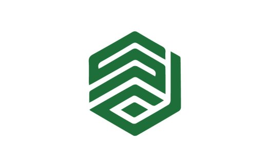 绿色箭头组合logo设计