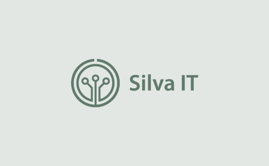 简约科技感logo设计:Silva IT