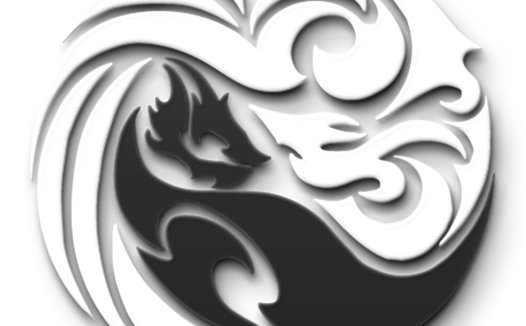 龙形图案logo设计