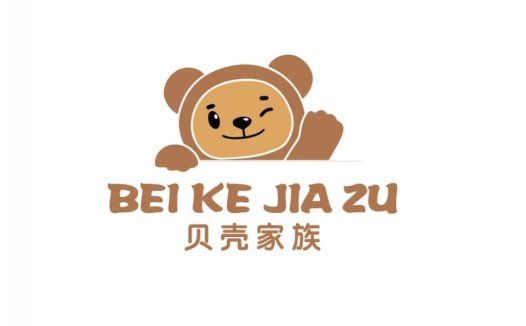 卡通熊头像logo设计