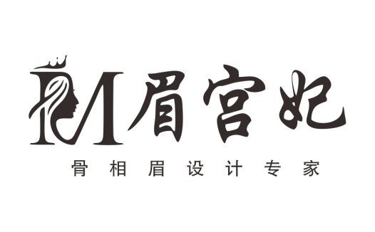 简约优雅的女性头像logo设计