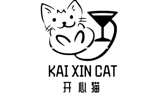 猫与鸡尾酒logo设计