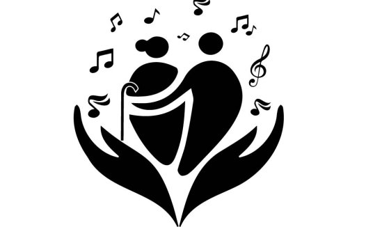 音乐与爱的和谐logo设计
