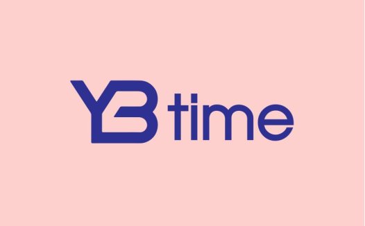 YB time现代简约logo设计