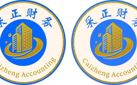 采正财式会计公司logo设计