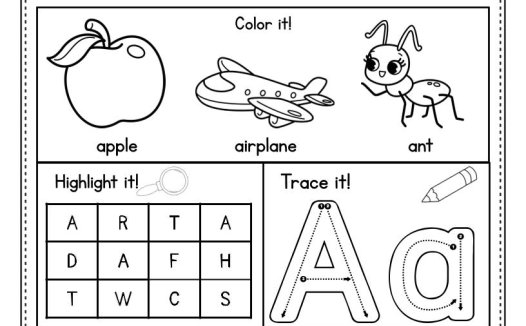 二升三暑假英语字母涂色点阵书写学习单26页-三上英语