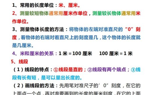 【人教版】二上数学重点知识点汇总预习