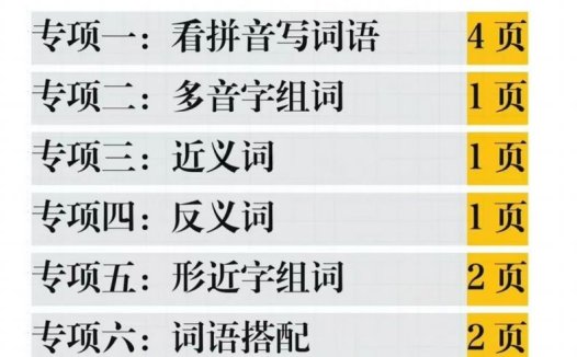 【期末复习八大专项练习（含答案31页）】二上语文(2)