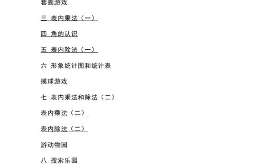 二上冀教版数学知识点重点汇总