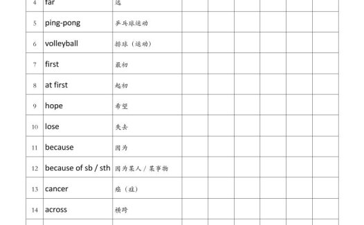 四年级英语外研版艾宾浩斯背诵-四上英语