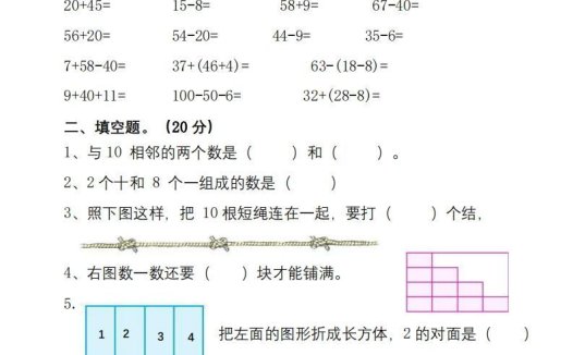 【数学】幼小衔接数学检测卷(较难)